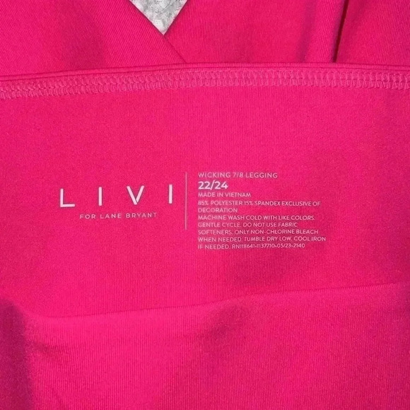 Livi for Lane Bryant Wicking 7/8 Leggings W20 - Picture 7 of 7